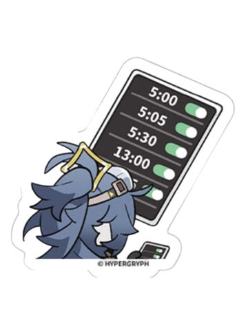 霍尔海雅贴纸-雪山的回响系列