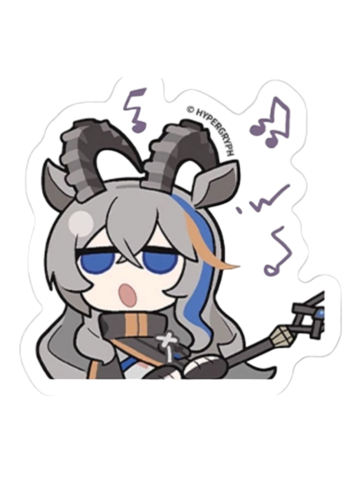 凛御银灰贴纸-雪山的回响系列