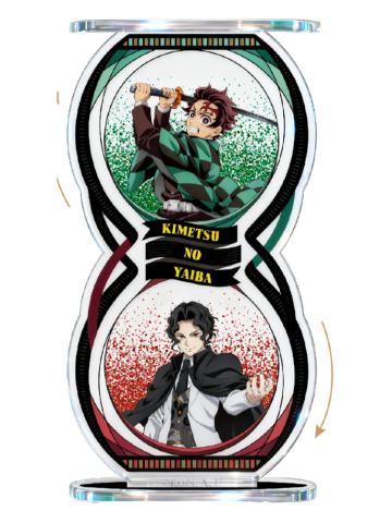 灶门炭治郎&鬼舞辻无惨沙漏流沙立牌-钝感光波快闪系列