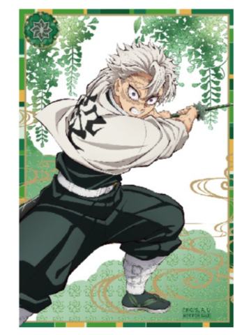 不死川实弥特典透卡-钝感光波快闪系列