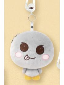 大头毛绒零钱包 硕