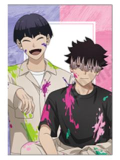 保科宗四郎&鸣海弦-涂鸦风明信片