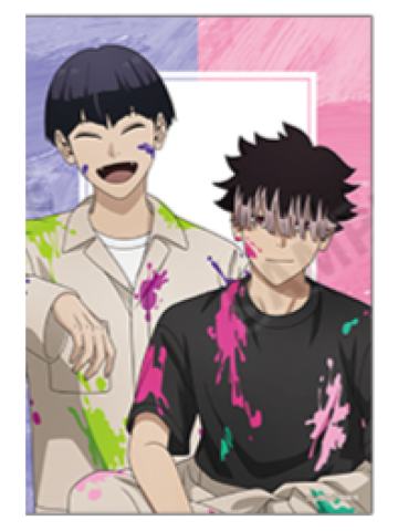 保科宗四郎&鸣海弦-涂鸦风明信片