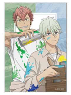 古桥伊春&市川莱诺-涂鸦风明信片