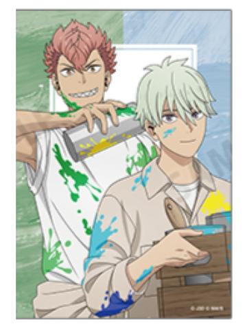 古桥伊春&市川莱诺-涂鸦风明信片