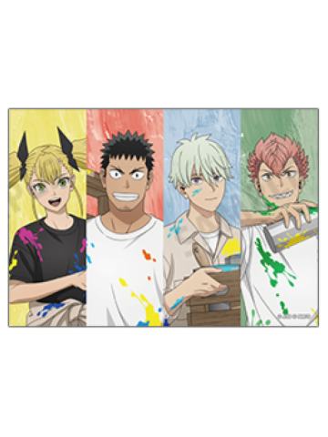 多人1-涂鸦风明信片