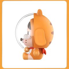 宇航猫手办-橘色-资料图