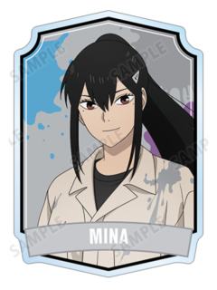 亚白米娜-涂鸦风亚克力徽章