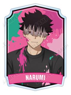 鸣海弦-涂鸦风亚克力徽章