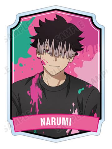 鸣海弦-涂鸦风亚克力徽章