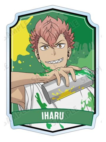 古桥伊春-涂鸦风亚克力徽章