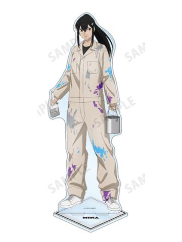 亚白米娜-涂鸦风特大立牌