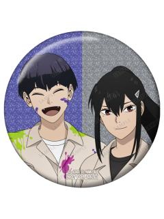 保科宗四郎&亚白米娜(细闪特典)-涂鸦风吧唧