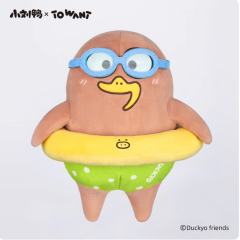 黑皮鸭毛绒公仔