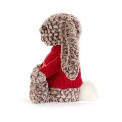 定制刺绣红毛衣害羞邦尼兔-资料图