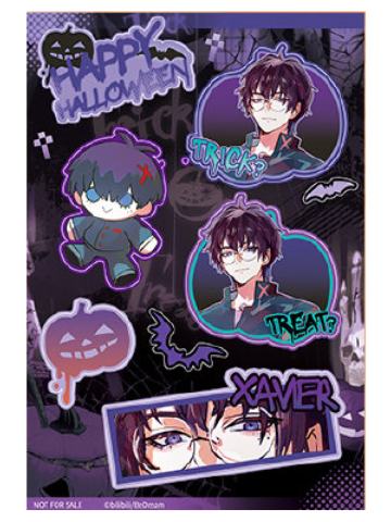 刘枭镭射贴纸-禁忌之门系列