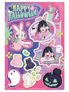 乔苓镭射贴纸-糖果危机系列