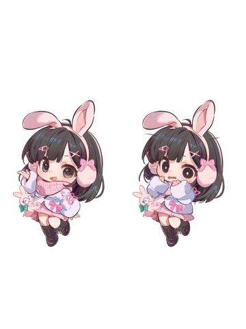 乔苓迷你亚克力摆件套装-糖果危机系列