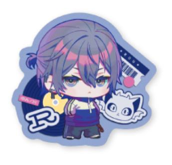 小柳狼(Q版)-If We Were ~叶, 劳 & 狼 ver.~贴纸