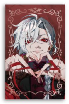 中华风(烫色)-生日快乐葛叶拍立得