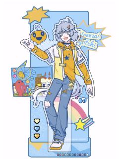 哮天亚克力立牌-拓麻歌子联名系列