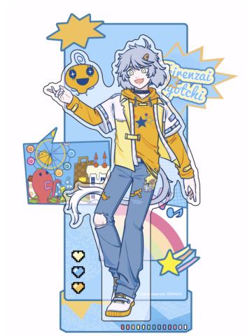 哮天亚克力立牌-拓麻歌子联名系列