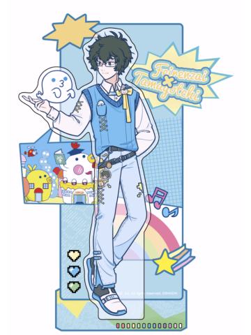 白泽亚克力立牌-拓麻歌子联名系列