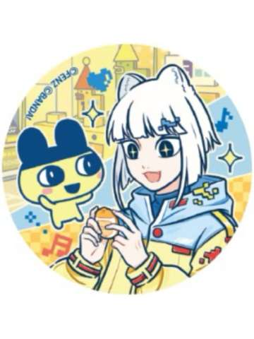 九月马口铁徽章-拓麻歌子联名系列