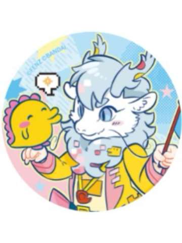 敖烈Q版马口铁徽章-拓麻歌子联名系列