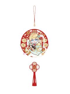 周棋洛亚克力福挂-釉马生辉系列