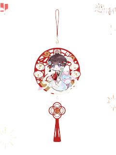 许墨亚克力福挂-釉马生辉系列