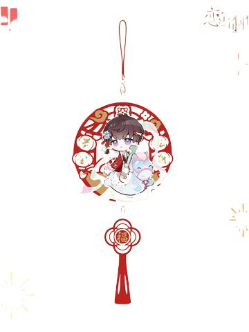 许墨亚克力福挂-釉马生辉系列