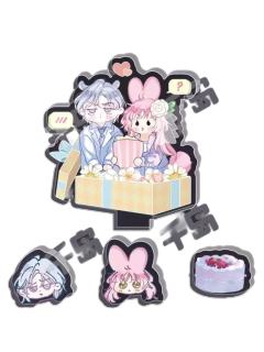 纪雨川&尹莺（双人款）摇摇乐颗粒-心属誓约婚礼主题系列