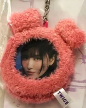 lovely糖果吧唧挂件 桃