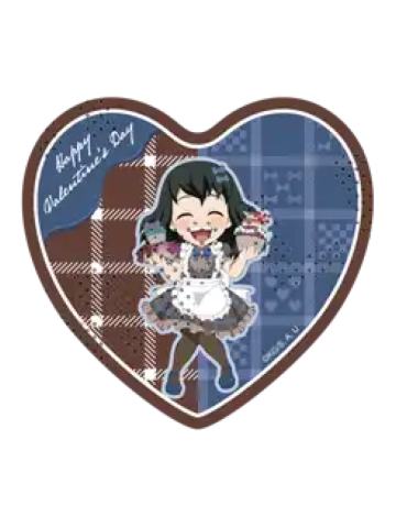 须磨心形亚克力杯垫-2023情人节系列