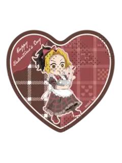 槙於心形亚克力杯垫-2023情人节系列