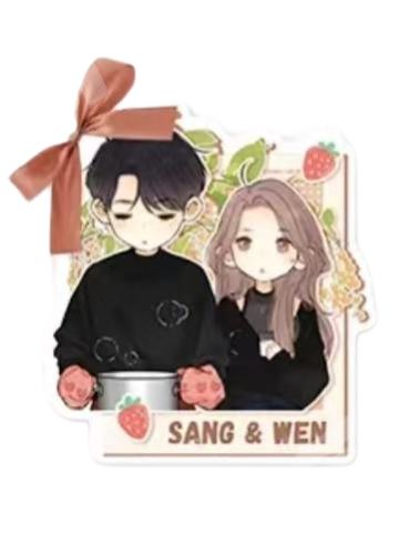 桑延&温以凡C赏Q版香片吊卡-恋爱篇寻香系列