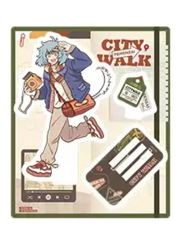 哮天亚克力立牌-城市出游系列