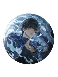 张起灵双闪吧唧-麟火焚烬系列