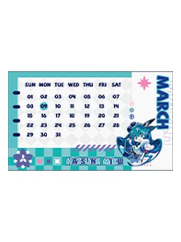 初音未来1(日历贴纸)特典周边-未来有你系列