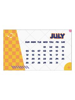 镜音铃&镜音连2(日历贴纸)特典周边-未来有你系列