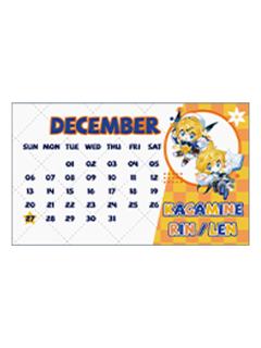 镜音铃&镜音连1(日历贴纸)特典周边-未来有你系列