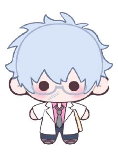 坂田银时毛绒挂件-3年Z班银八老师快闪预习篇