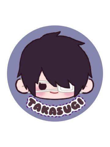 高杉晋助刺绣马口铁徽章-3年Z班银八老师快闪预习篇