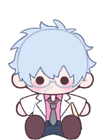 坂田银时毛绒玩偶-3年Z班银八老师快闪预习篇