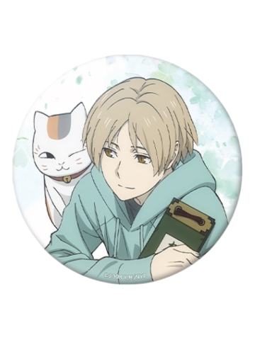 夏目贵志&猫咪老师马口铁徽章2-花痕绘忆系列