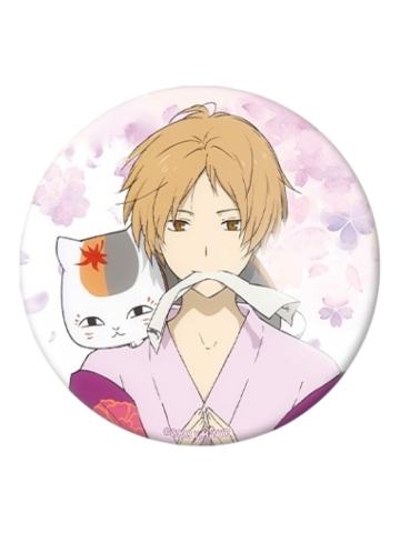 夏目贵志&猫咪老师马口铁徽章4-花痕绘忆系列