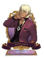 牙琉响也-雕像风立牌