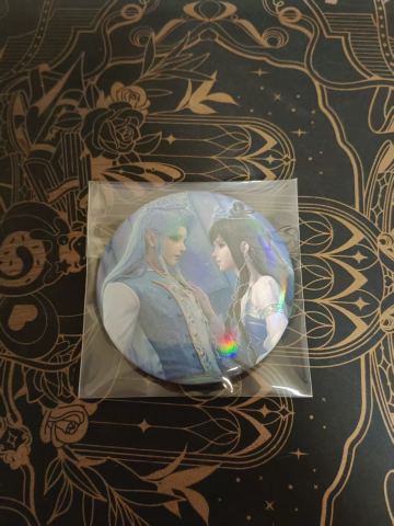 水帝&缔默徽章1(新浪动漫暑期片单交换计划)-默水玲珑附赠周边