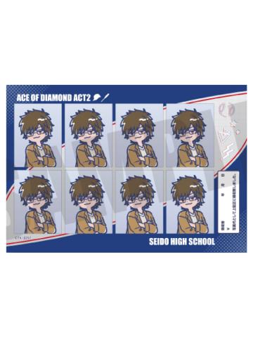 御幸一也-QQ人私服证件照风贴纸